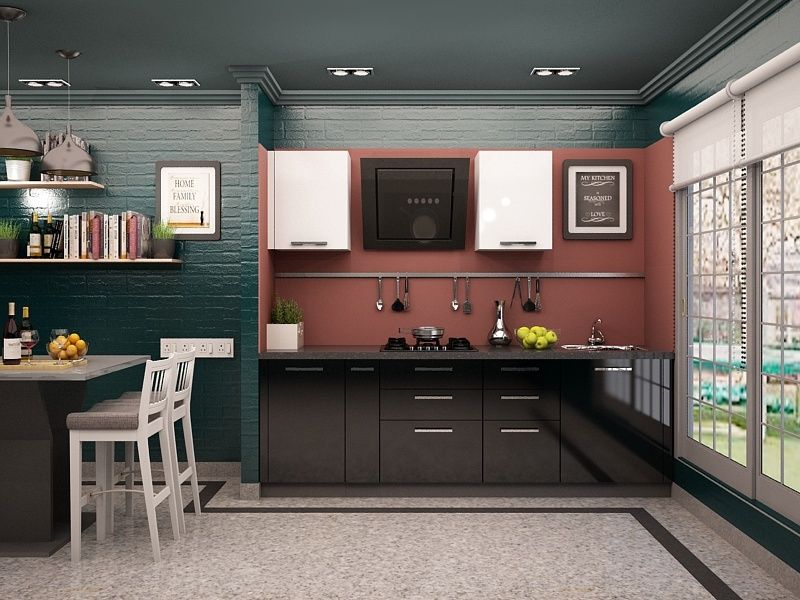 Modular Kitchen Design Ideas HomeLane.com 廚房 廚房器具