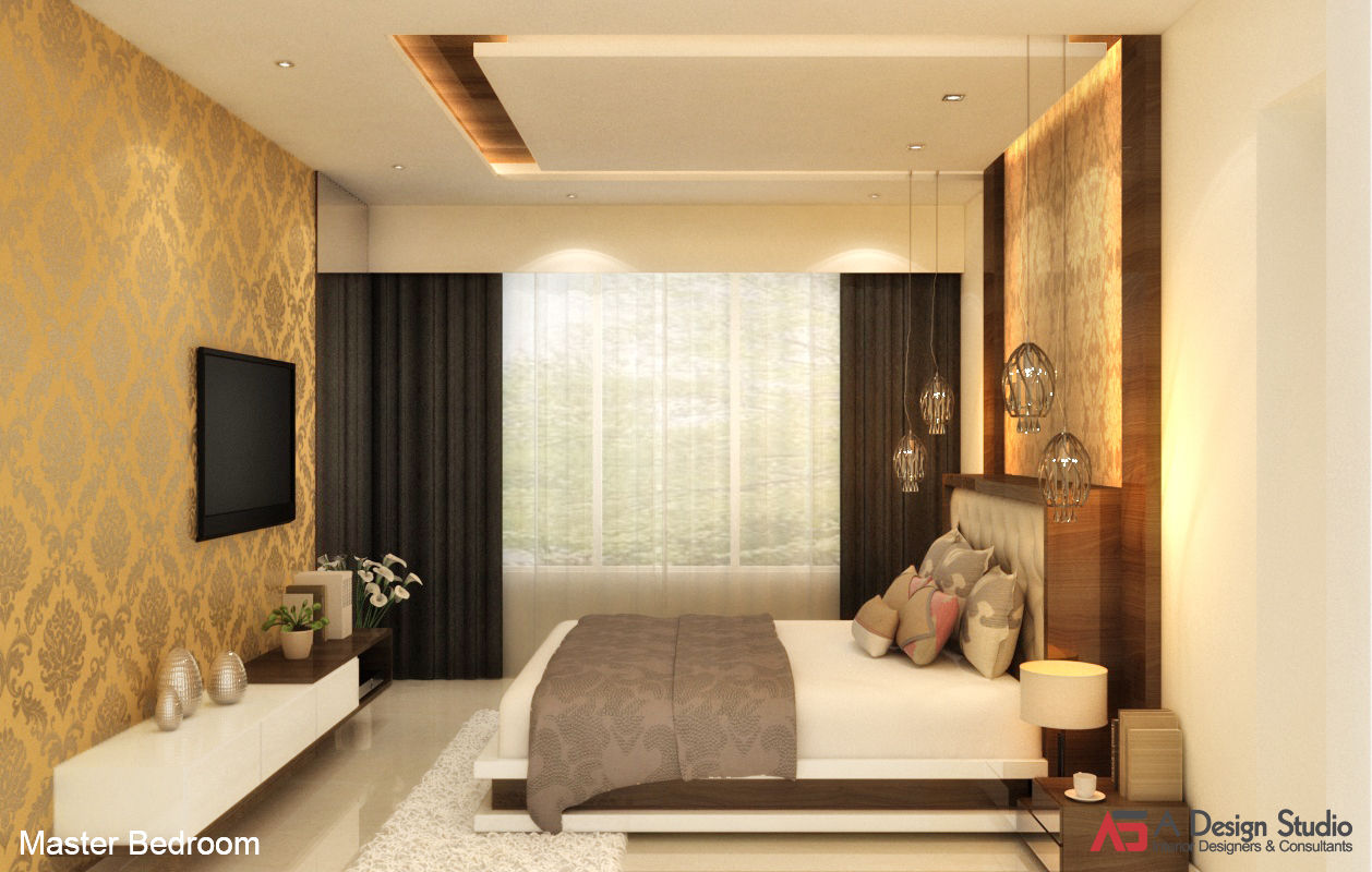 MASTER BEDROOM A Design Studio Minimalist bedroom Wood Wood effect