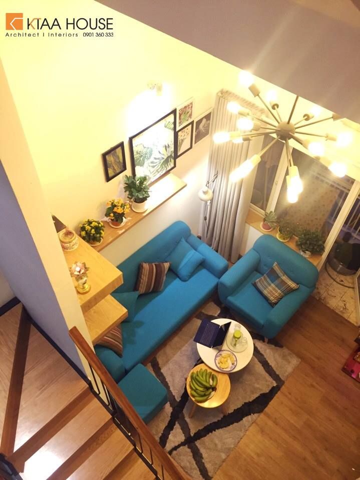 Căn hộ siêu tiết kiệm - Chung cư Ehome 2, KTAA HOUSE KTAA HOUSE Modern living room