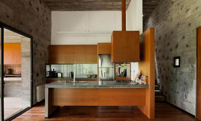 Casa en Santa Mónica, En bruto En bruto Built-in kitchens