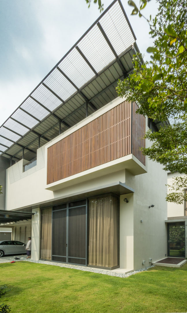 Country Heights Damansara - Contemporary Family House, MJ Kanny Architect MJ Kanny Architect Nowoczesne domy