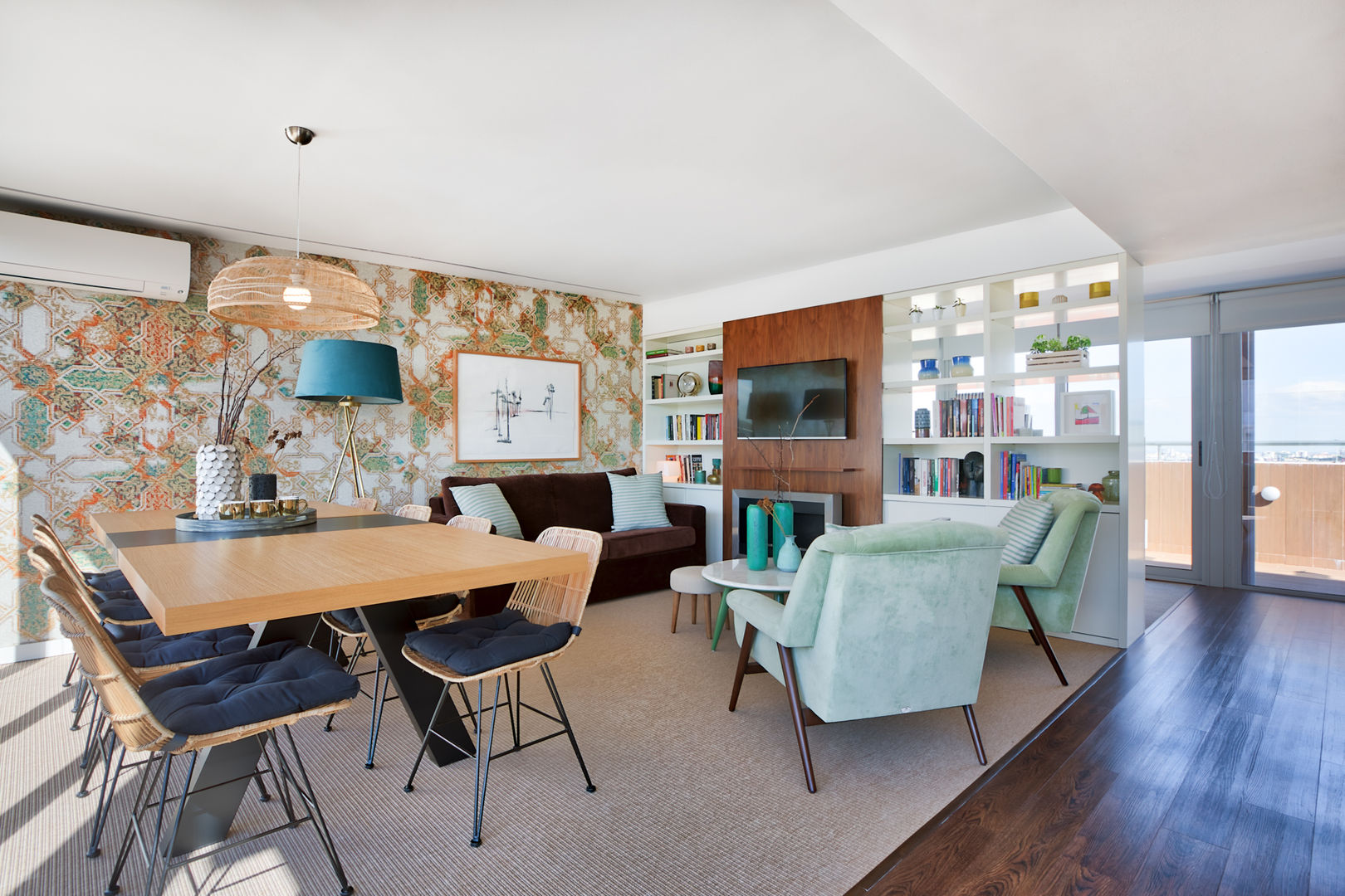 Sala piso 1 homify İskandinav Oturma Odası Aksesuarlar & Dekorasyon