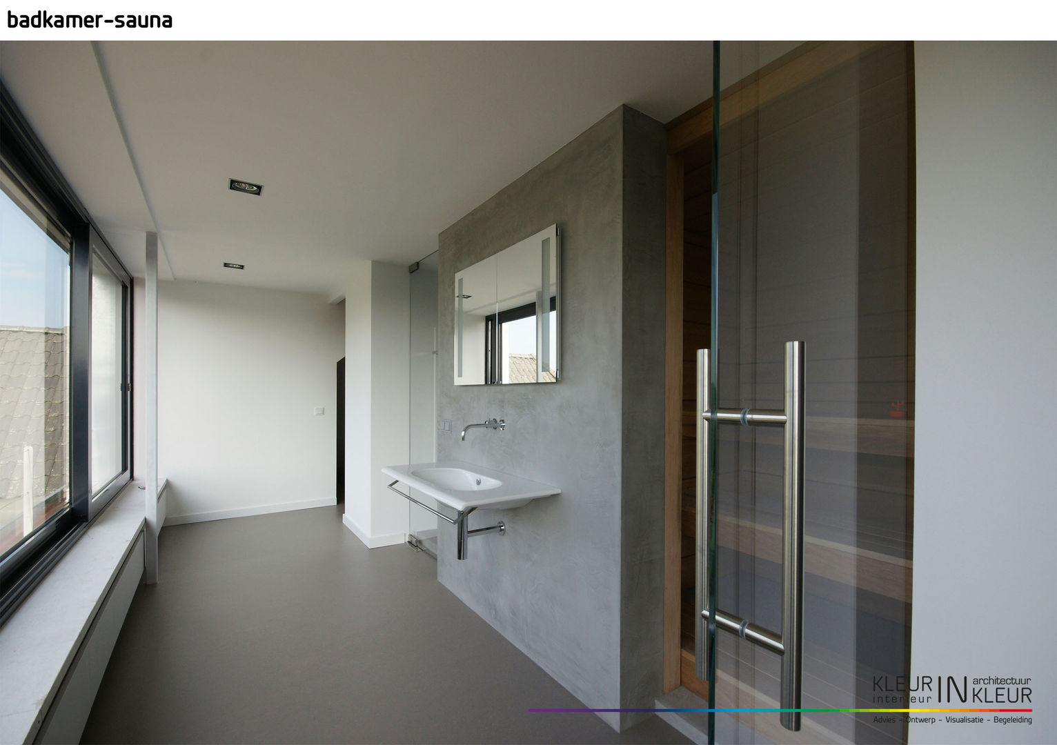 minimalistisch interieur, KleurInKleur interieur & architectuur KleurInKleur interieur & architectuur حمام