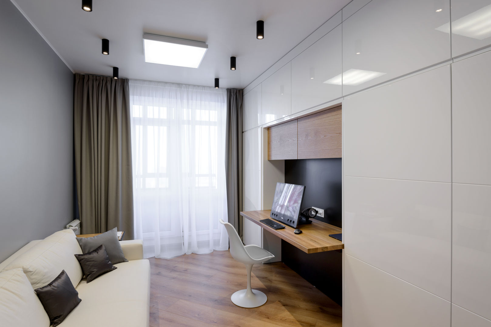 TOPOS. Apartments 105 q.m., nadine buslaeva interior design nadine buslaeva interior design Minimalist study/office