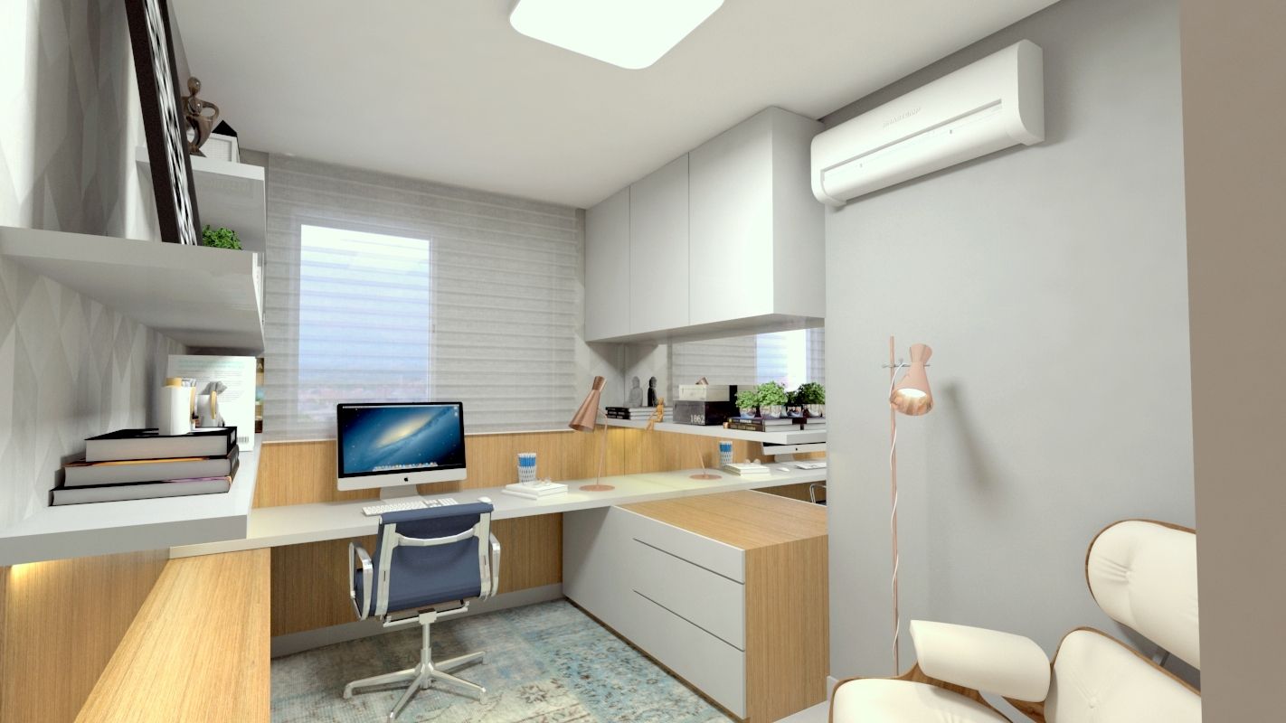 Design de Interiores de Home Offices em Santa Maria, RS | homify