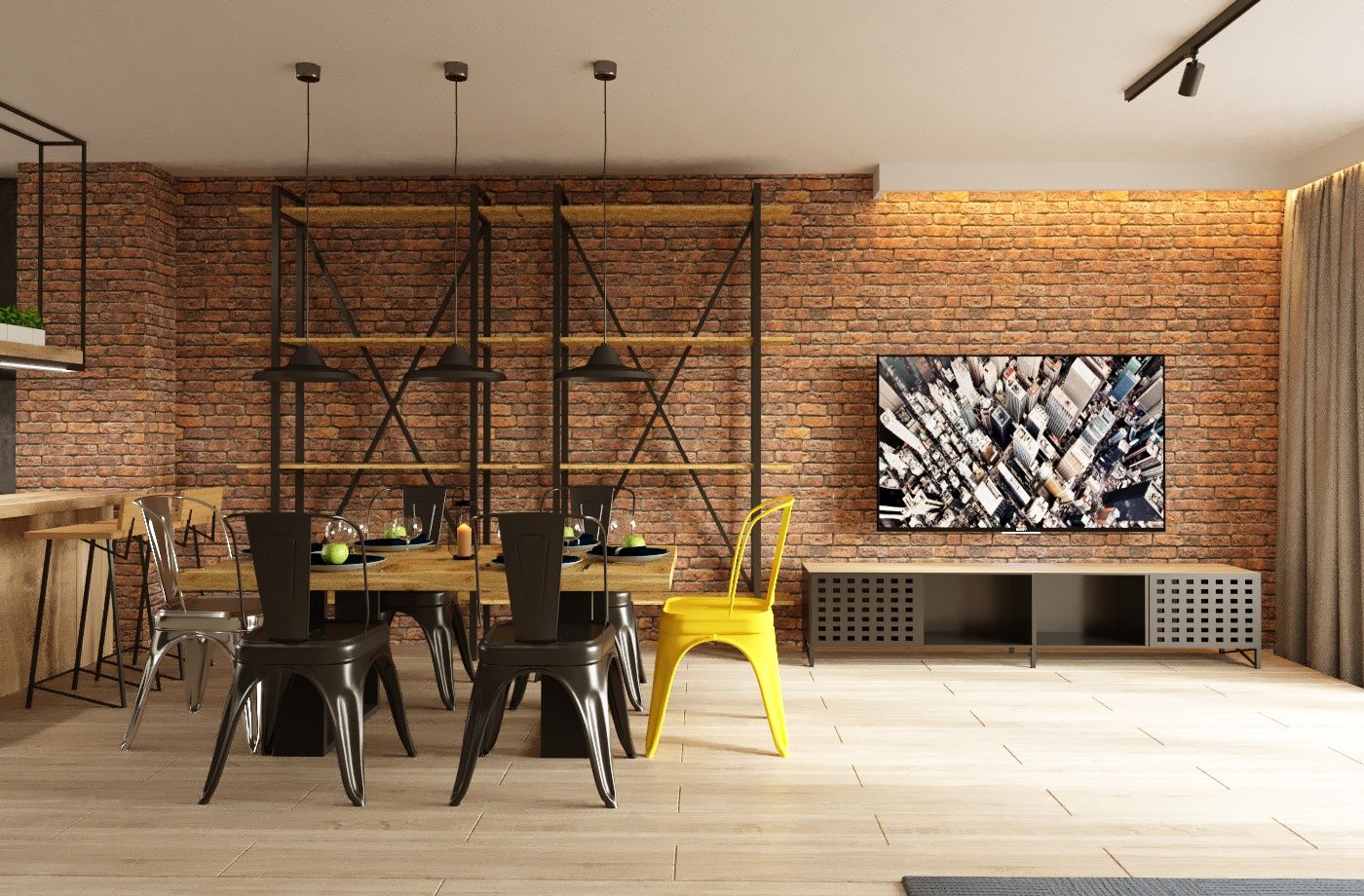 homify Salas de estilo industrial