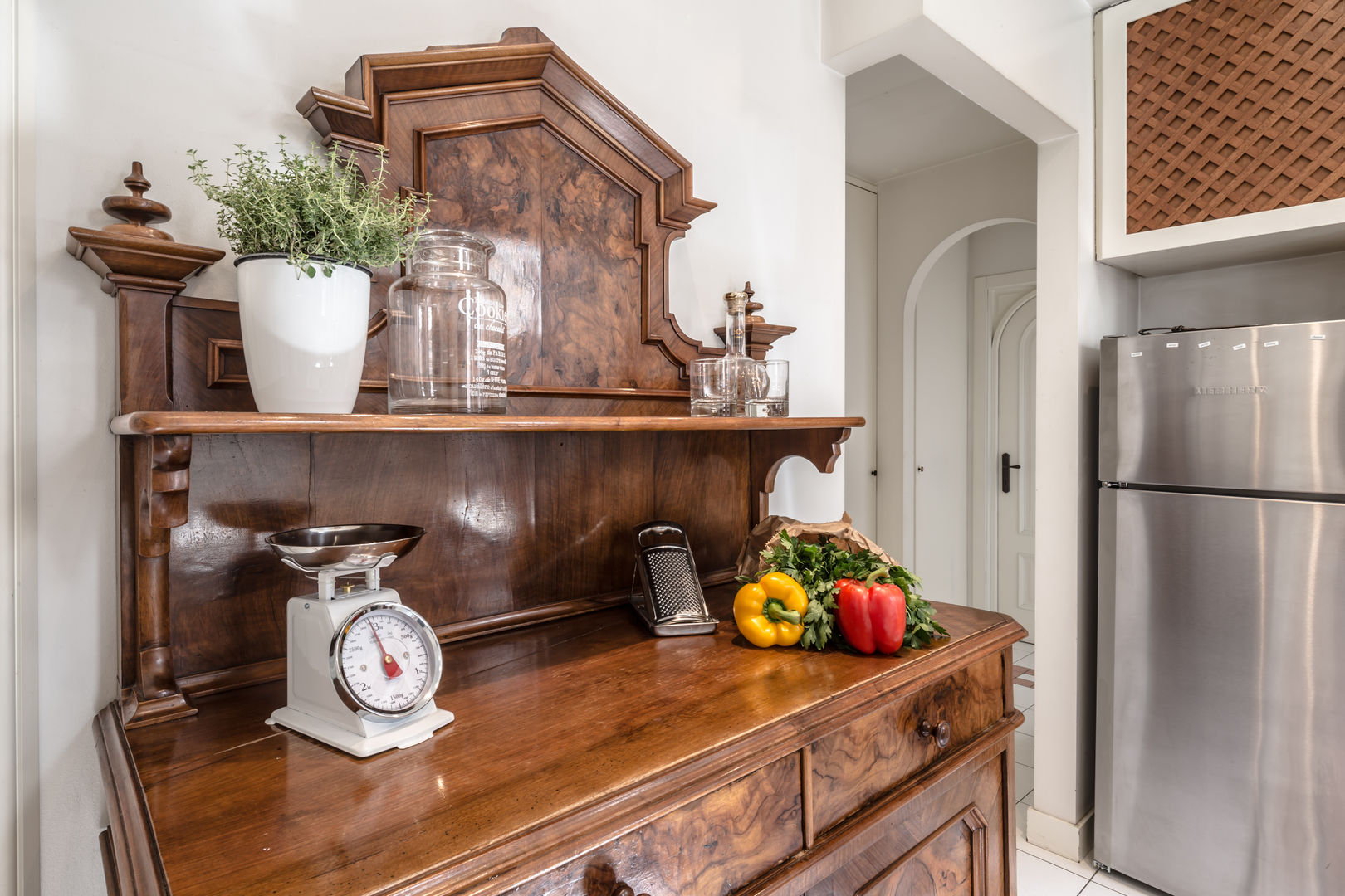 Una credenza in cucina