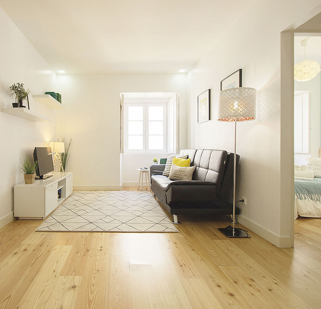 Apartamento da Glória, Homestories Homestories غرفة المعيشة