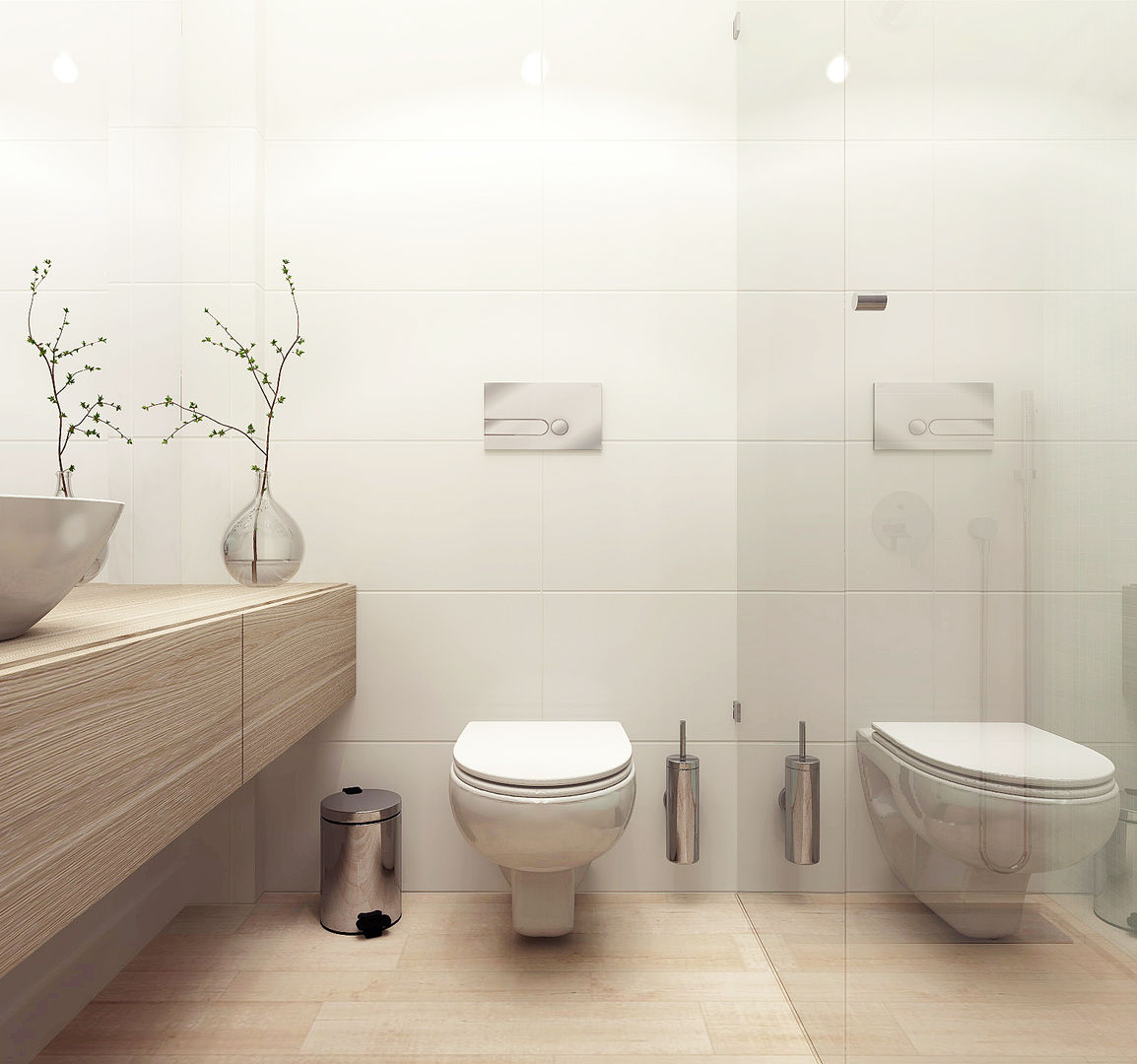 Casa da Rute, Homestories Homestories Scandinavian style bathroom