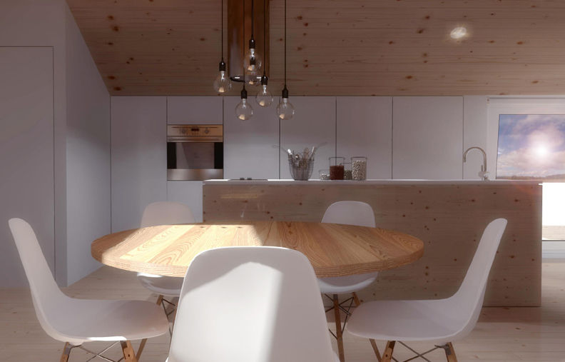 O sótão da família Oliveira, Homestories Homestories Scandinavian style dining room