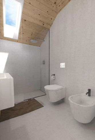 O sótão da família Oliveira, Homestories Homestories Scandinavian style bathroom