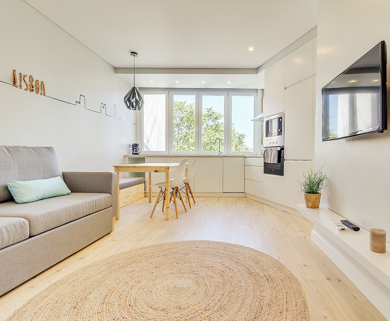 Apartamento da Alegria, Homestories Homestories ห้องนั่งเล่น