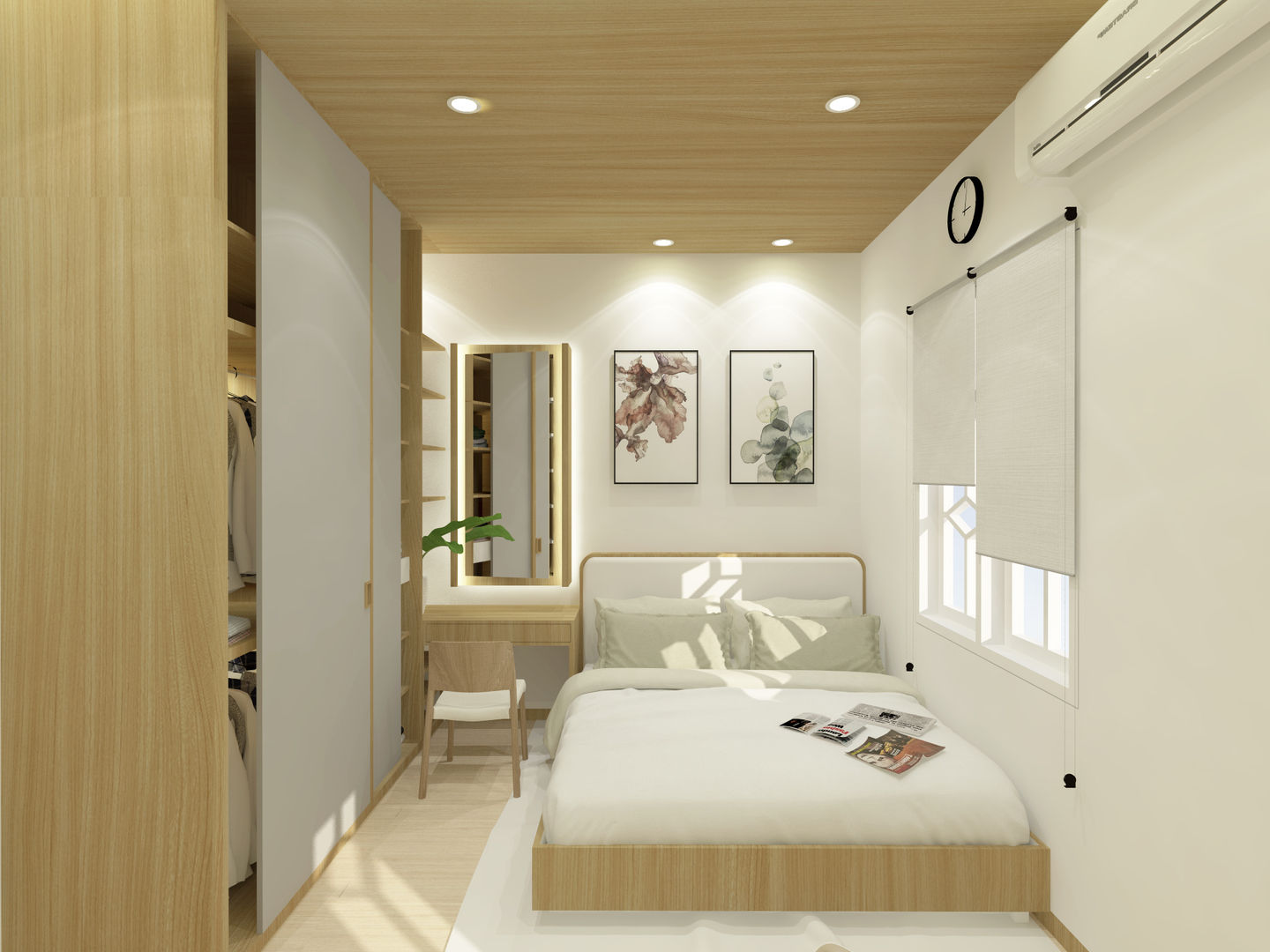 Mr.Adrian's Bedroom Design, SEKALA Studio SEKALA Studio Kamar Tidur Modern interiordesign,desaininterior,house,room,home,masterbedroom,arsitek,arsitektur
