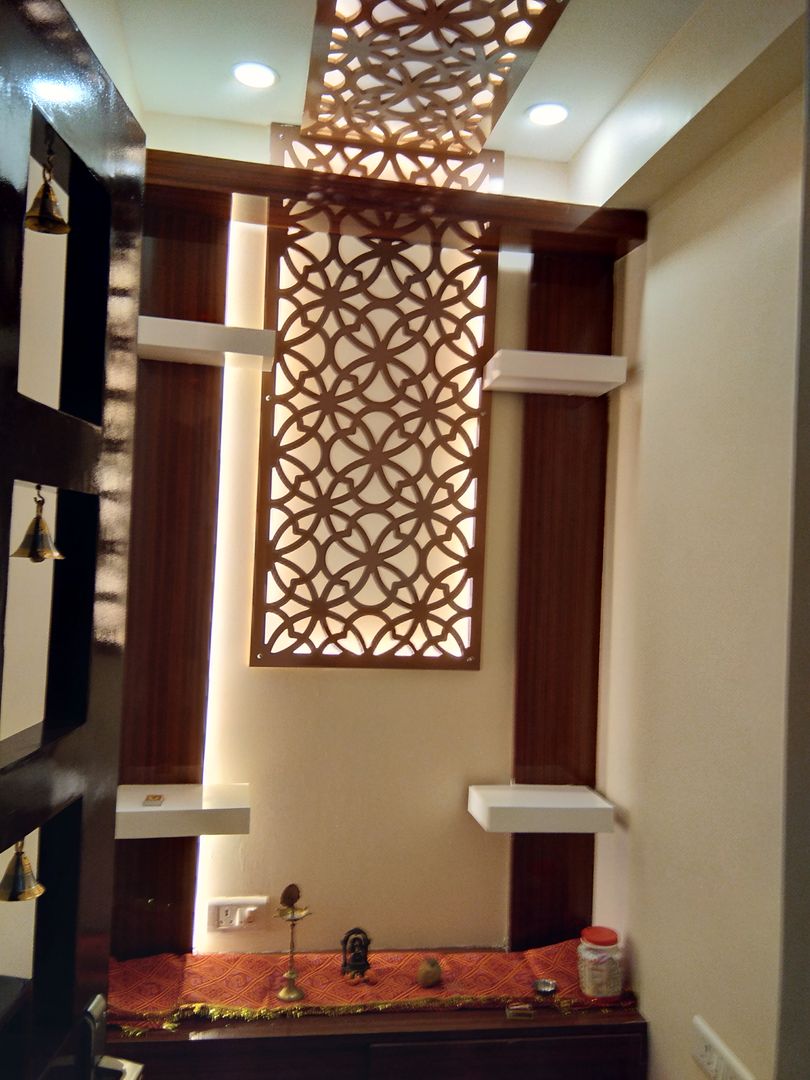 3BHK Flat of Mr. Gulshan Bhatia at Faridabad, V-Serve Design & PMC V-Serve Design & PMC Phòng ngủ phong cách kinh điển