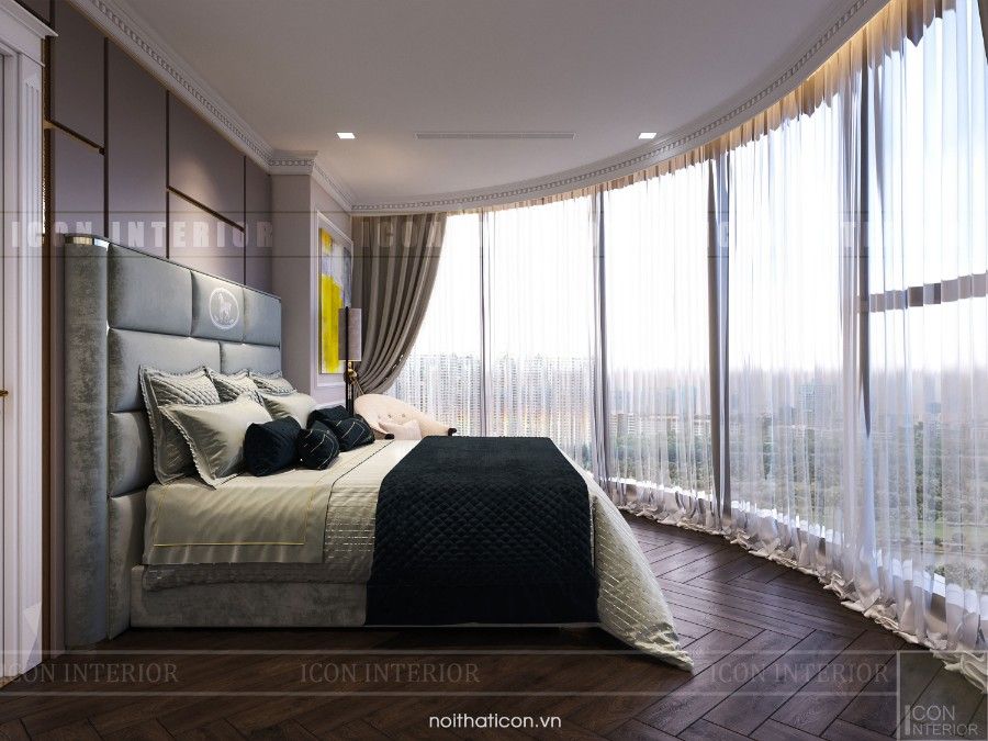 Nội thất Vinhomes Golden River - Vẻ đẹp Châu Âu giữa lòng thành phố, ICON INTERIOR ICON INTERIOR Classic style bedroom