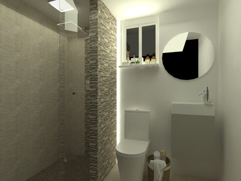 homify Modern bathroom