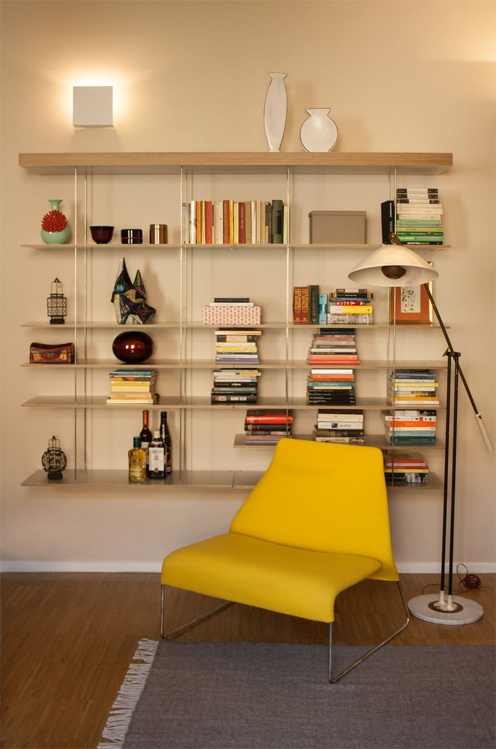 Neutral living space Studio 29 Architects ltd Soggiorno moderno farrow and ball,parquet floor