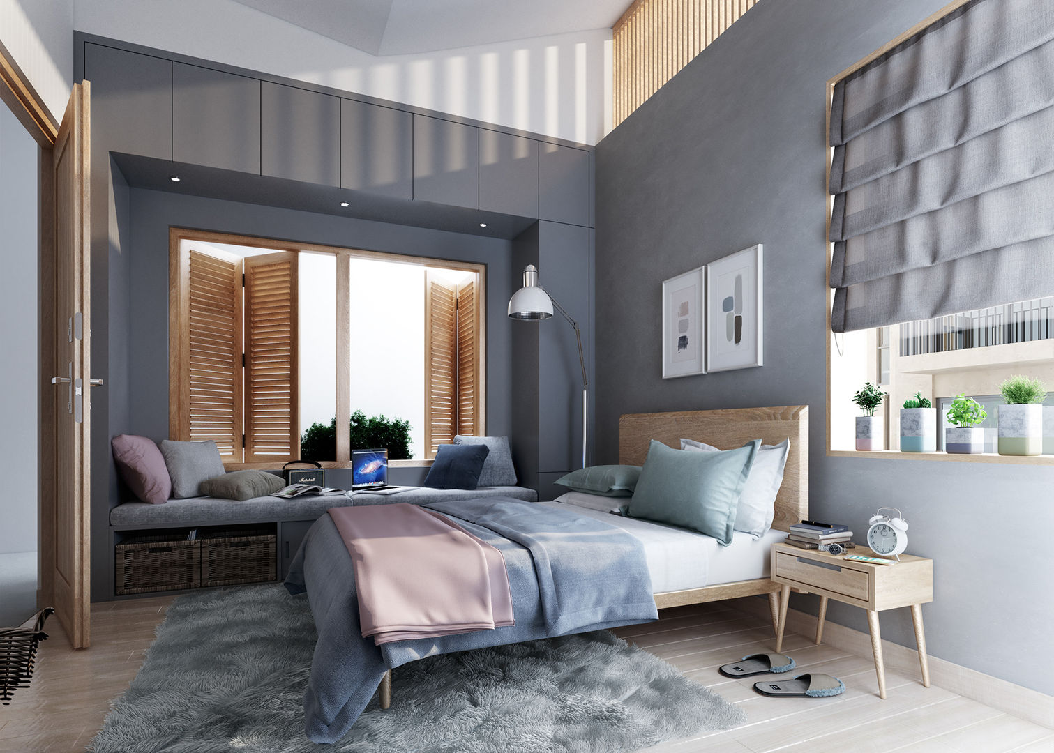 House 516, Studio Gritt Studio Gritt Camera da letto in stile scandinavo