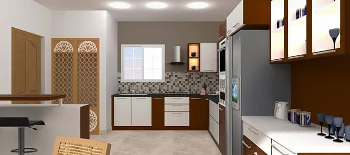 Our projects, classicspaceinterior classicspaceinterior Modern Kitchen Cabinets & shelves