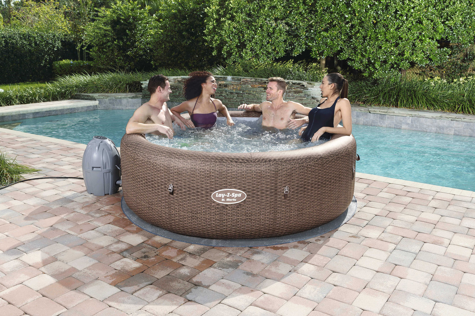 Gama Spas Hinchables Bestway Lay-Z Spa , Kovyx Outdoor Kovyx Outdoor Спальня Меблі