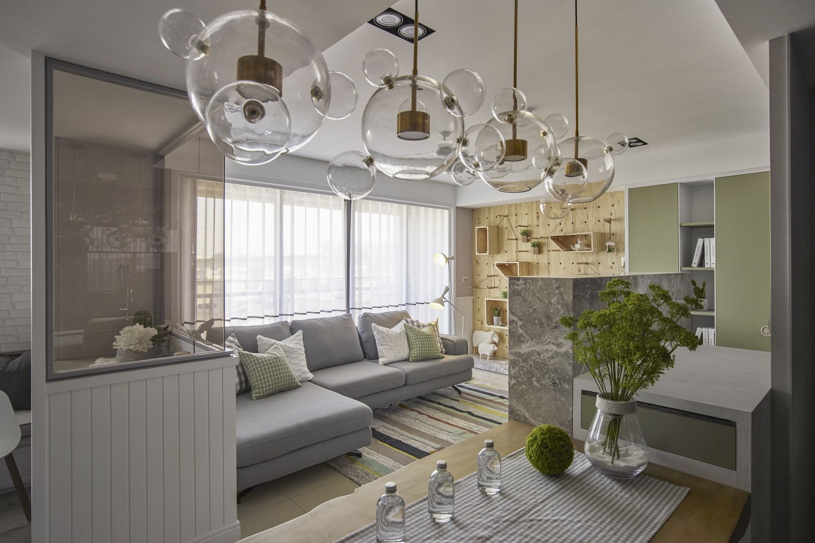 春神-現代寫意, 辰林設計 辰林設計 Scandinavian style living room