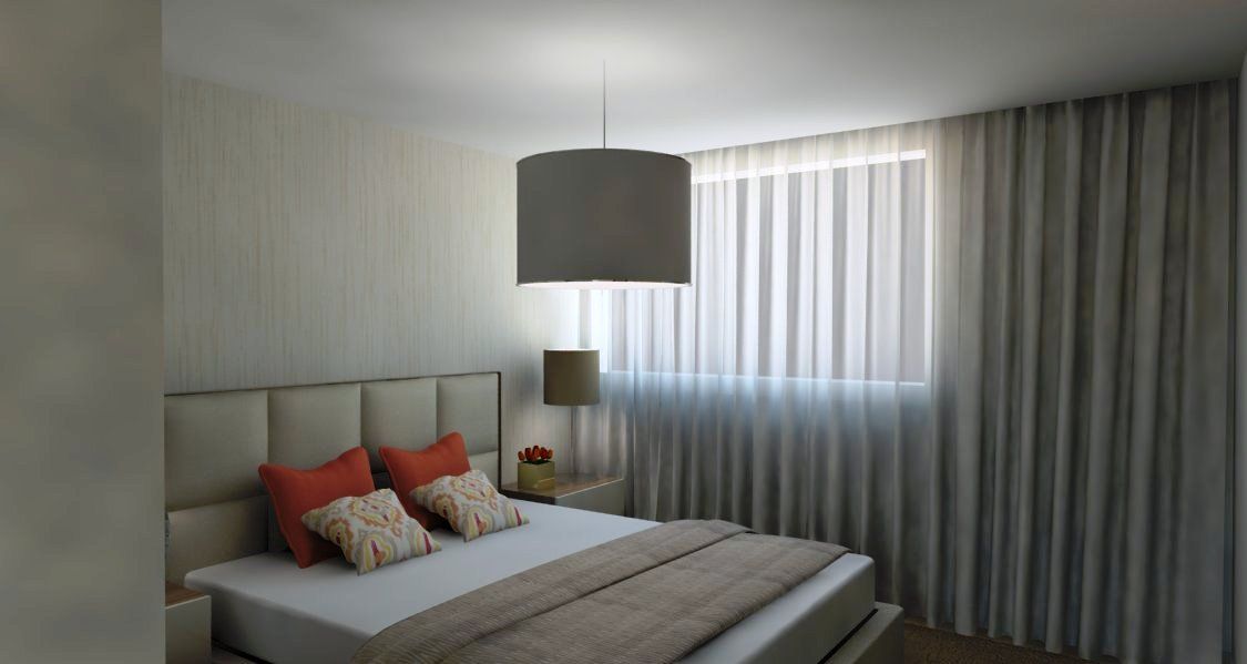 Remodelação de apartamento Vila Nova de Gaia, PROJETARQ PROJETARQ Modern Bedroom