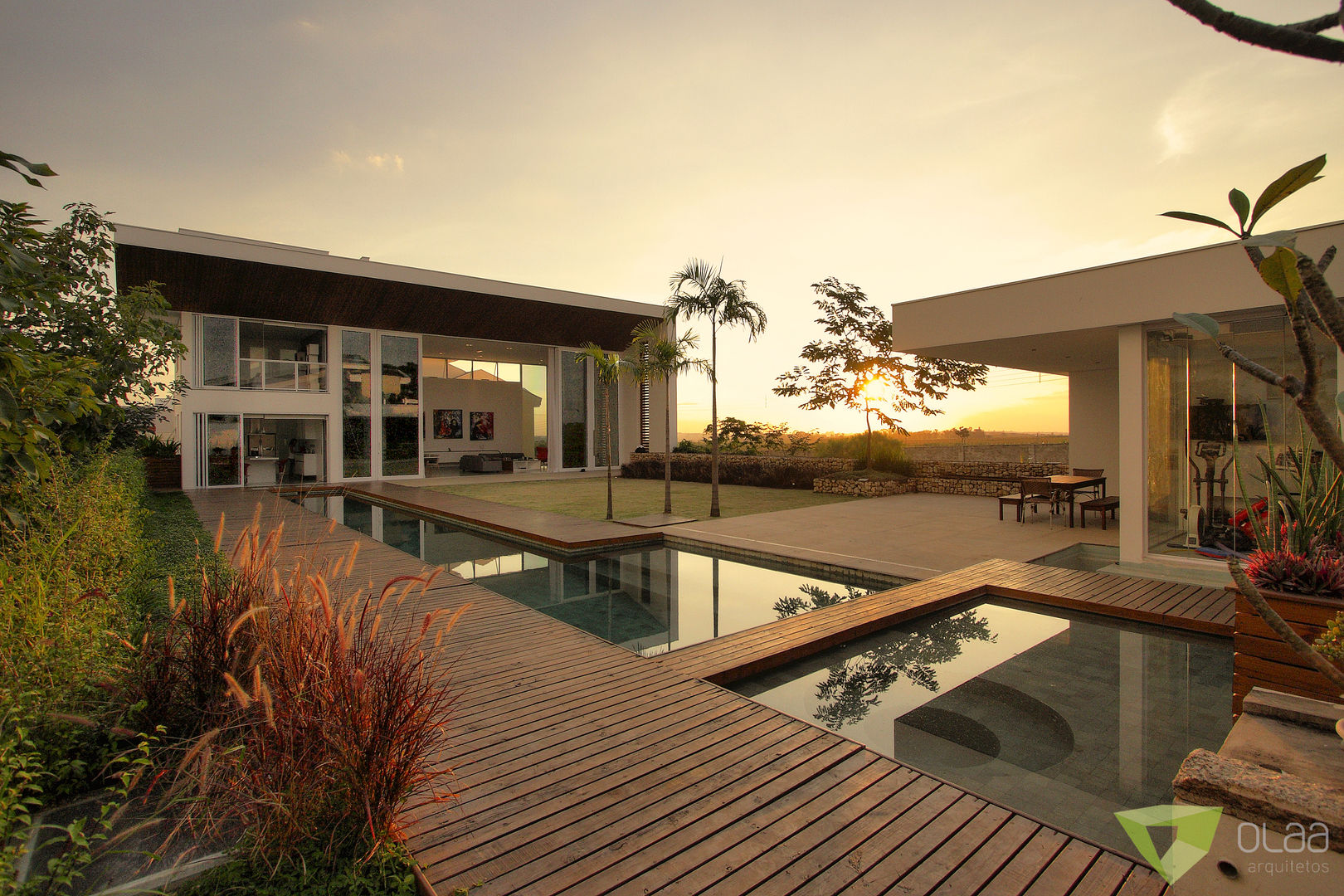 Casa Americana, Olaa Arquitetos Olaa Arquitetos Condomínios