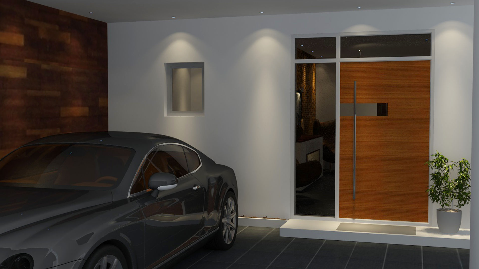 Main door design for a villa Rhythm And Emphasis Design Studio Modern garage/shed