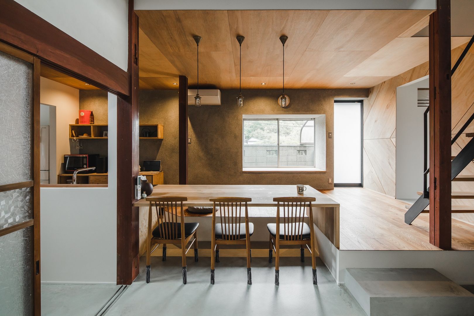shimotoyama-house-renovation, ALTS DESIGN OFFICE ALTS DESIGN OFFICE Столовая комната в азиатском стиле