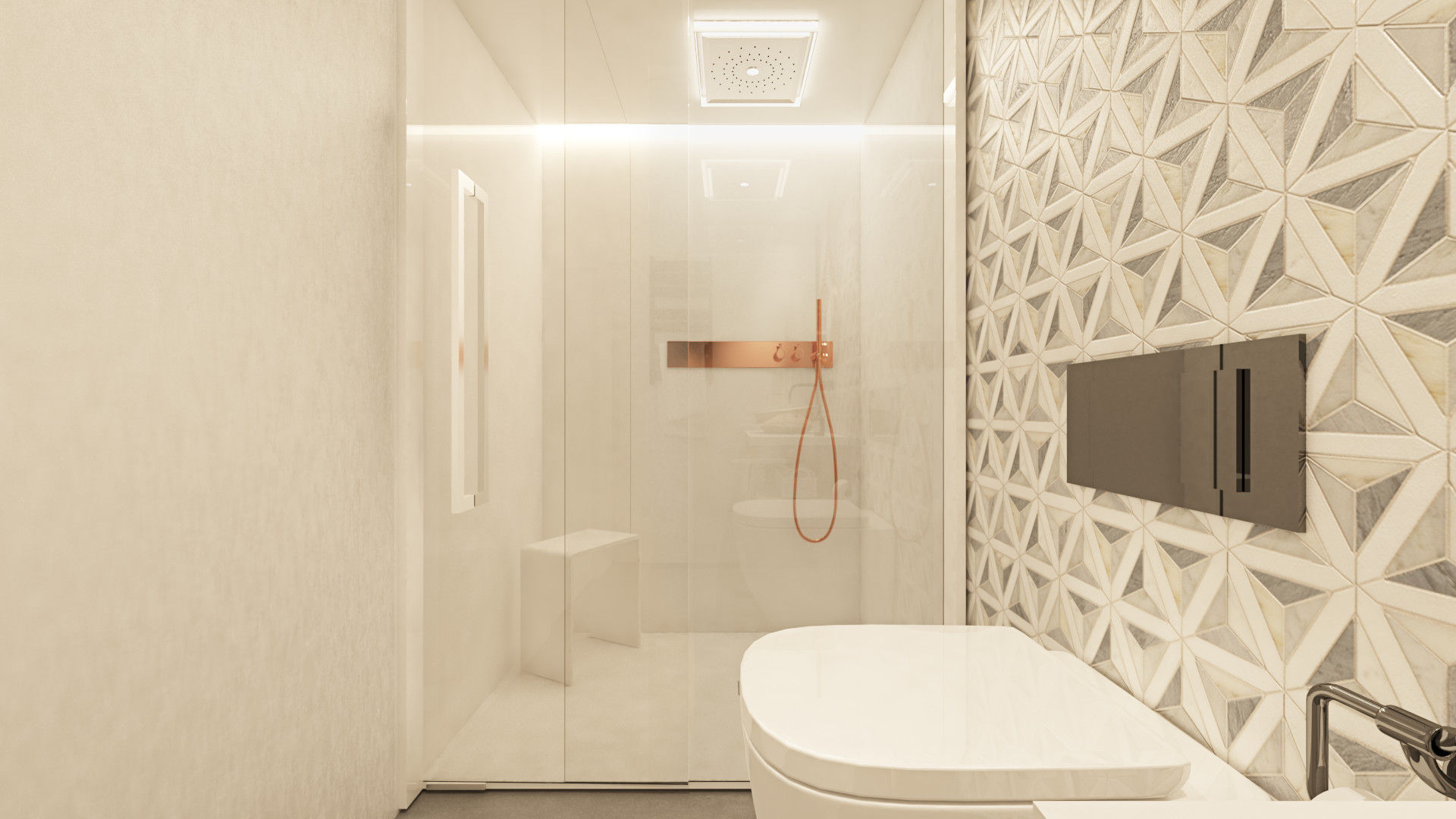 homify Modern style bathrooms Tiles