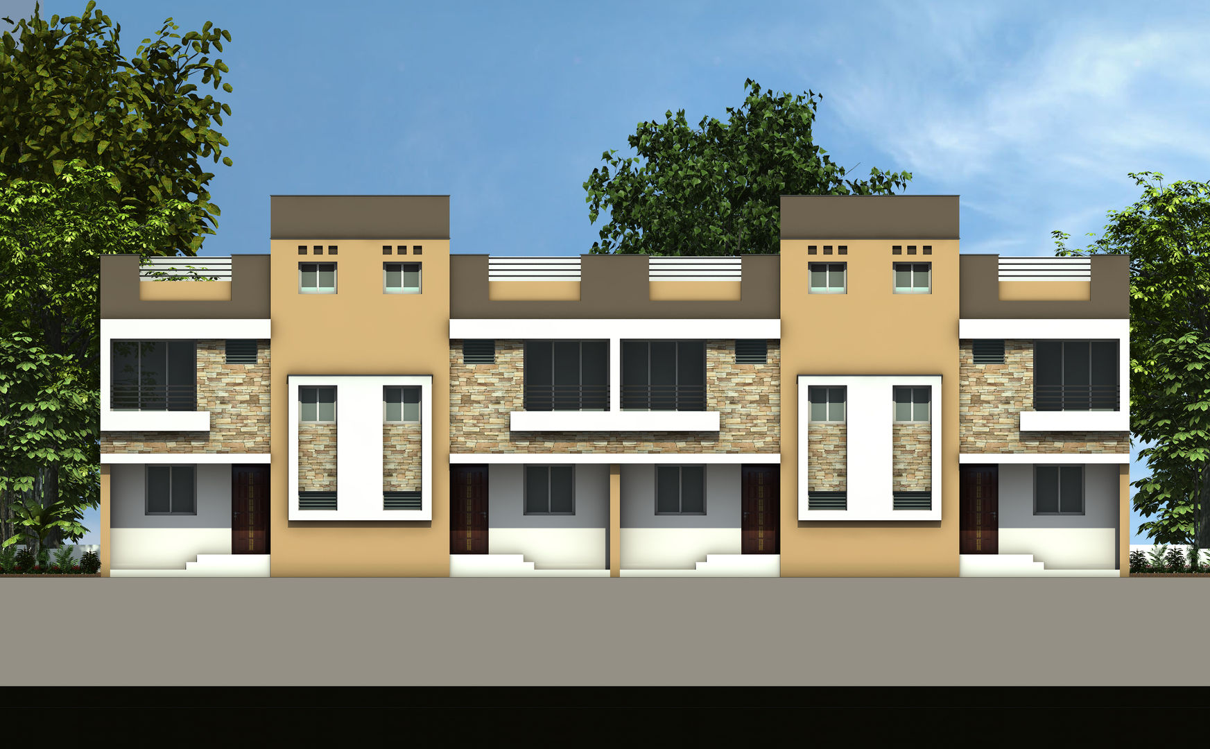 Raw House Duplex Scheme, Designclick Designclick