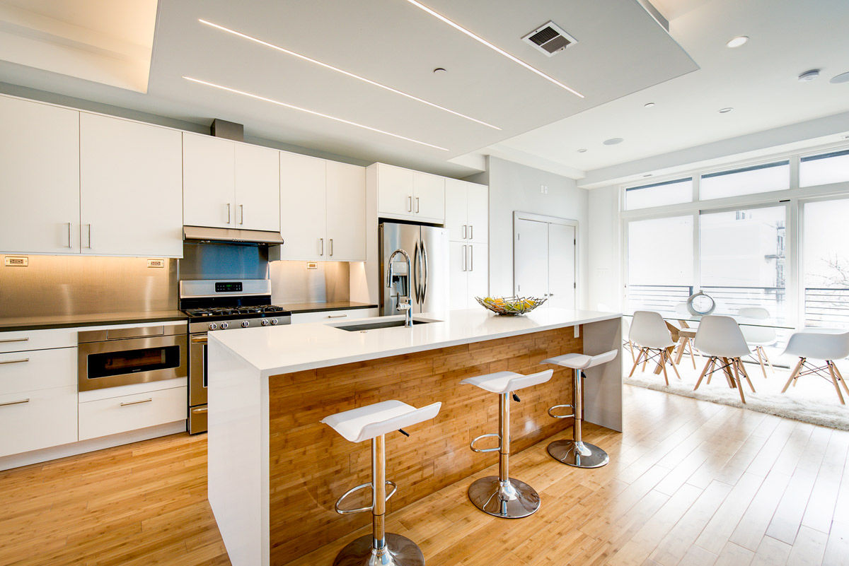 Divis Condo, KUBE architecture KUBE architecture Modern kitchen