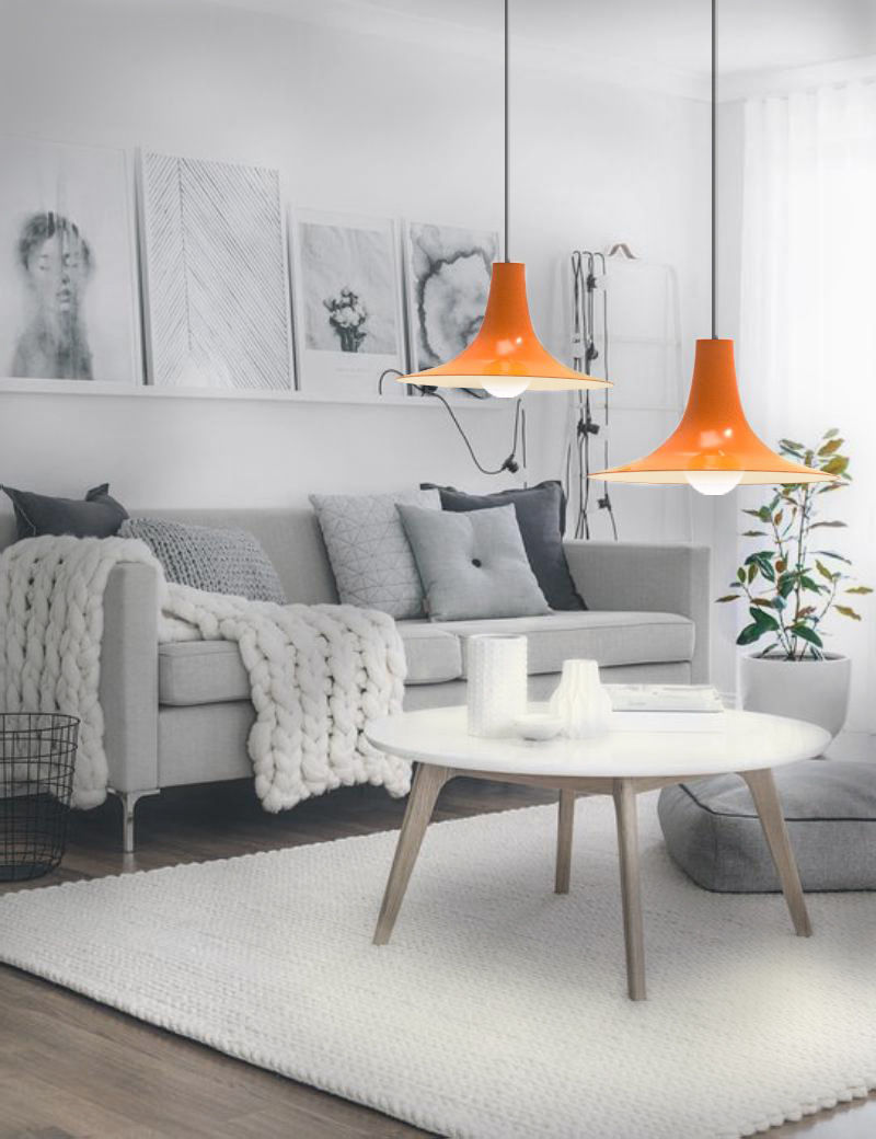 homify Minimalistische Wohnzimmer Eisen/Stahl Beleuchtung