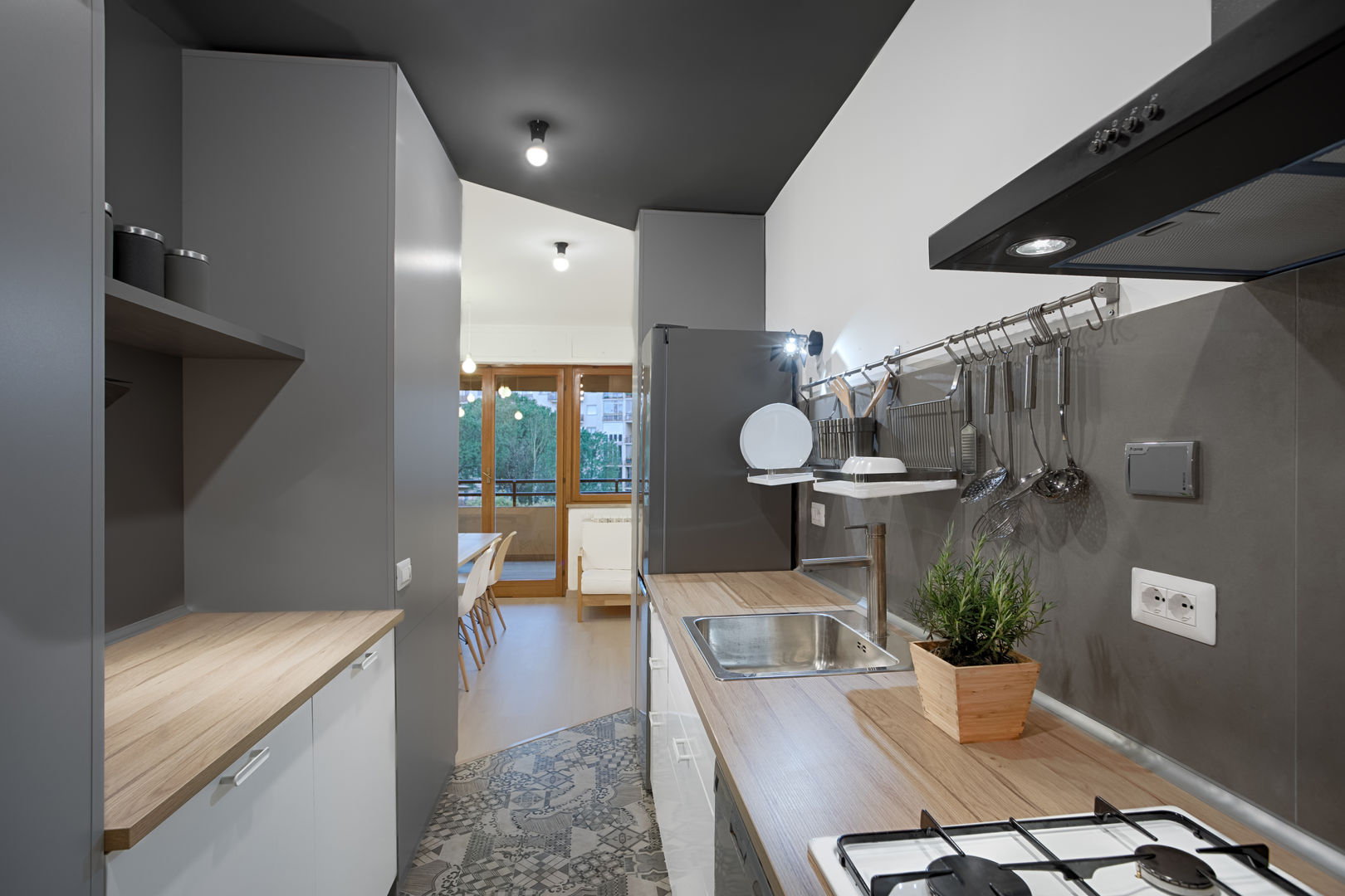 Casa per studenti, MAMESTUDIO MAMESTUDIO Modern kitchen