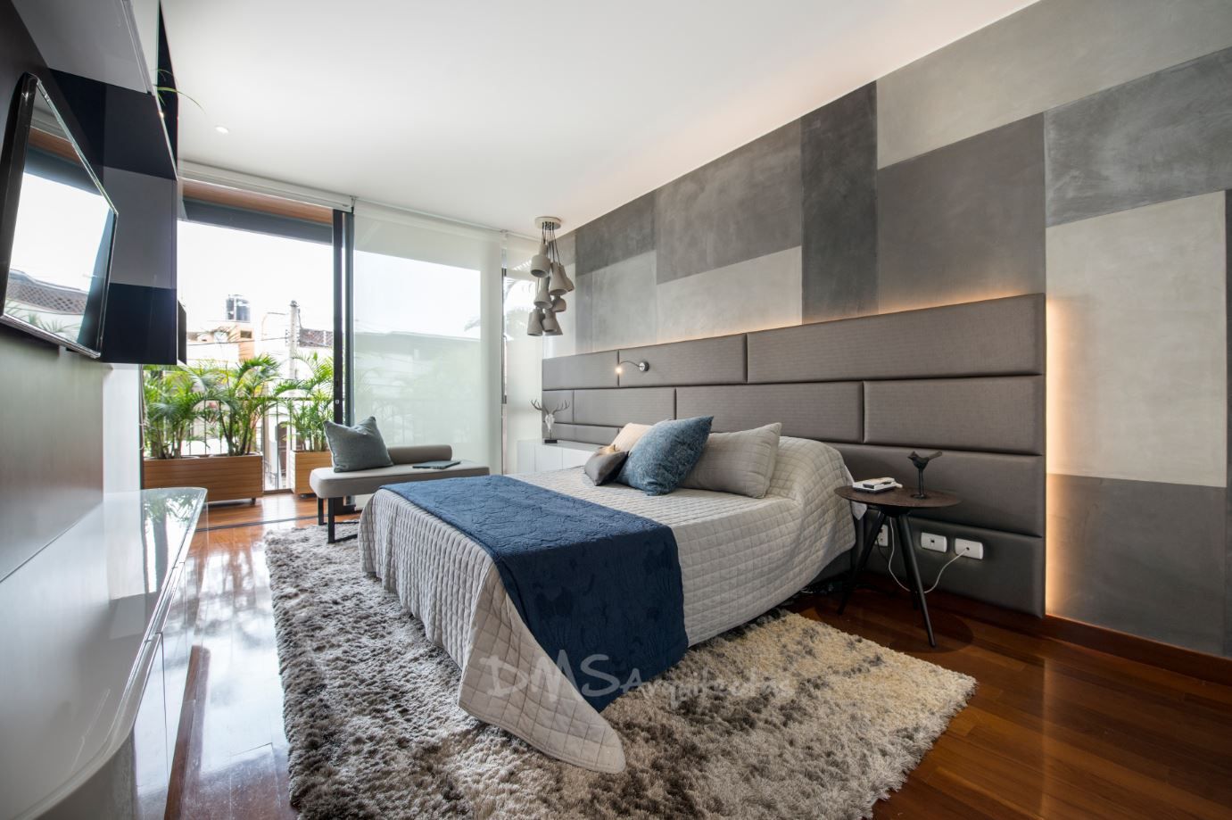 DEPARTAMENTO EN SAN ISIDRO JP, DMS Arquitectas DMS Arquitectas Moderne slaapkamers