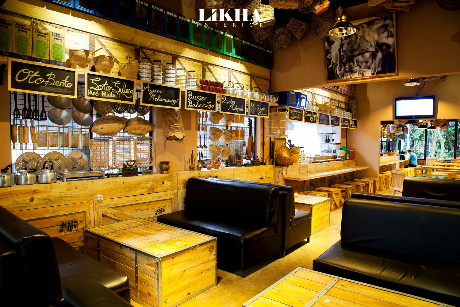 PASAR CISANGKUY - Design & Build, Likha Interior Likha Interior مساحات تجارية أبلكاش مطاعم