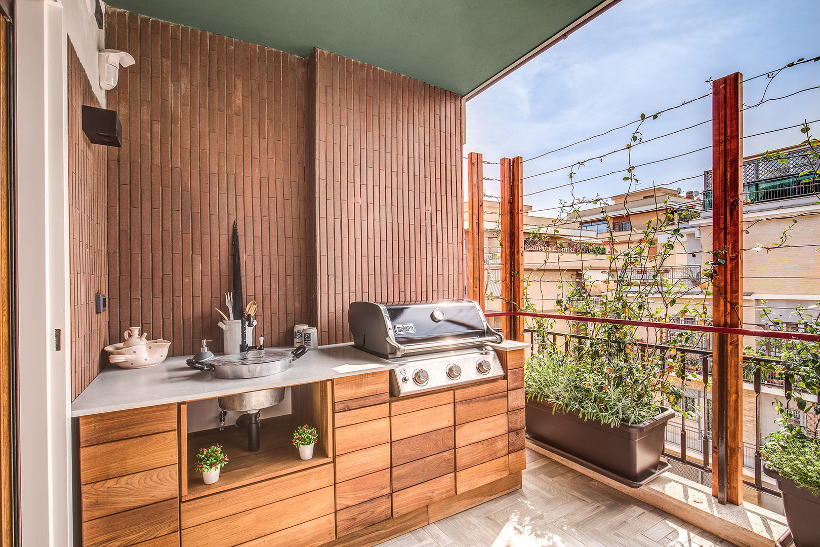 ISIDORO, MOB ARCHITECTS MOB ARCHITECTS Balcon, Veranda & Terrasse modernes