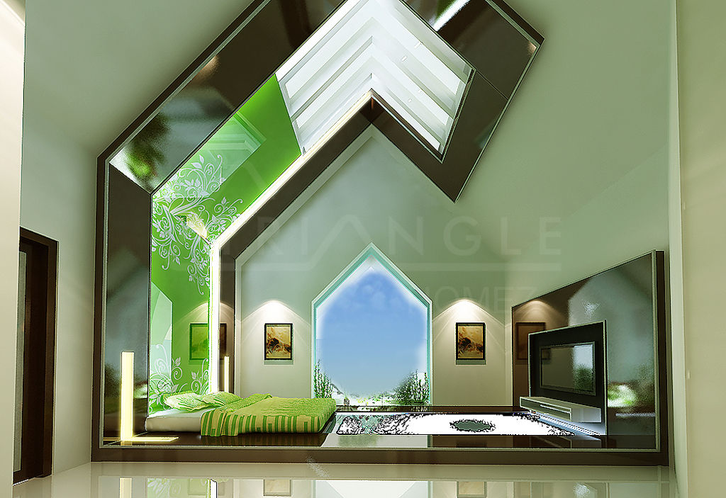 homify Asian style bedroom Glass