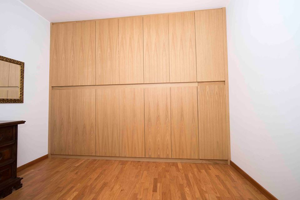 Armadio con Scarpiera Estraibile Falegnameria Grelli Camera da letto moderna Legno Effetto legno Armadio scarpiera,armadio attrezzato,armadio in rovere,armadio su misura,armadio moderno