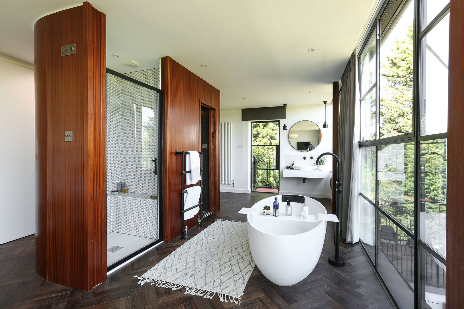 Greenacre Martins Camisuli Architects & Designers Ванна кімната extension,attic,openplan,bedroom,bathroom