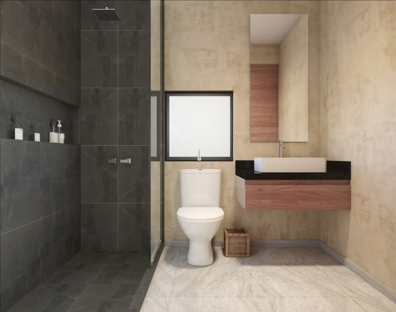 Baño Taller Veinte Baños de estilo minimalista