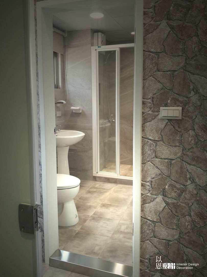 衛浴區 以恩室內裝修設計工程有限公司 Modern bathroom