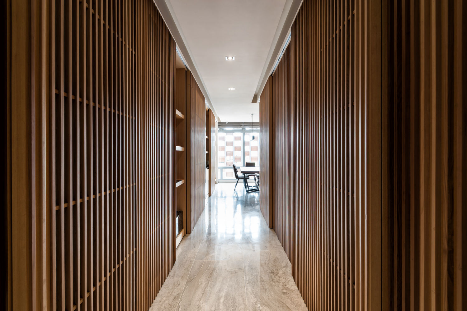 住空間-三峽, 青易國際設計 青易國際設計 Modern Corridor, Hallway and Staircase