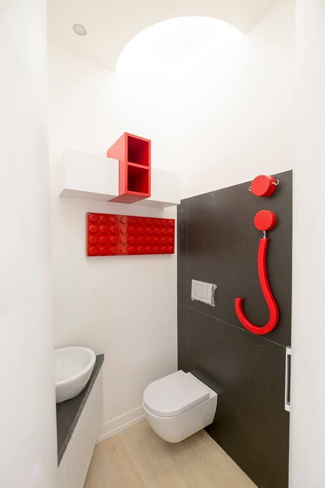 Una Casa Moderna, Falegnameria Grelli Falegnameria Grelli Modern style bathrooms Wood Wood effect