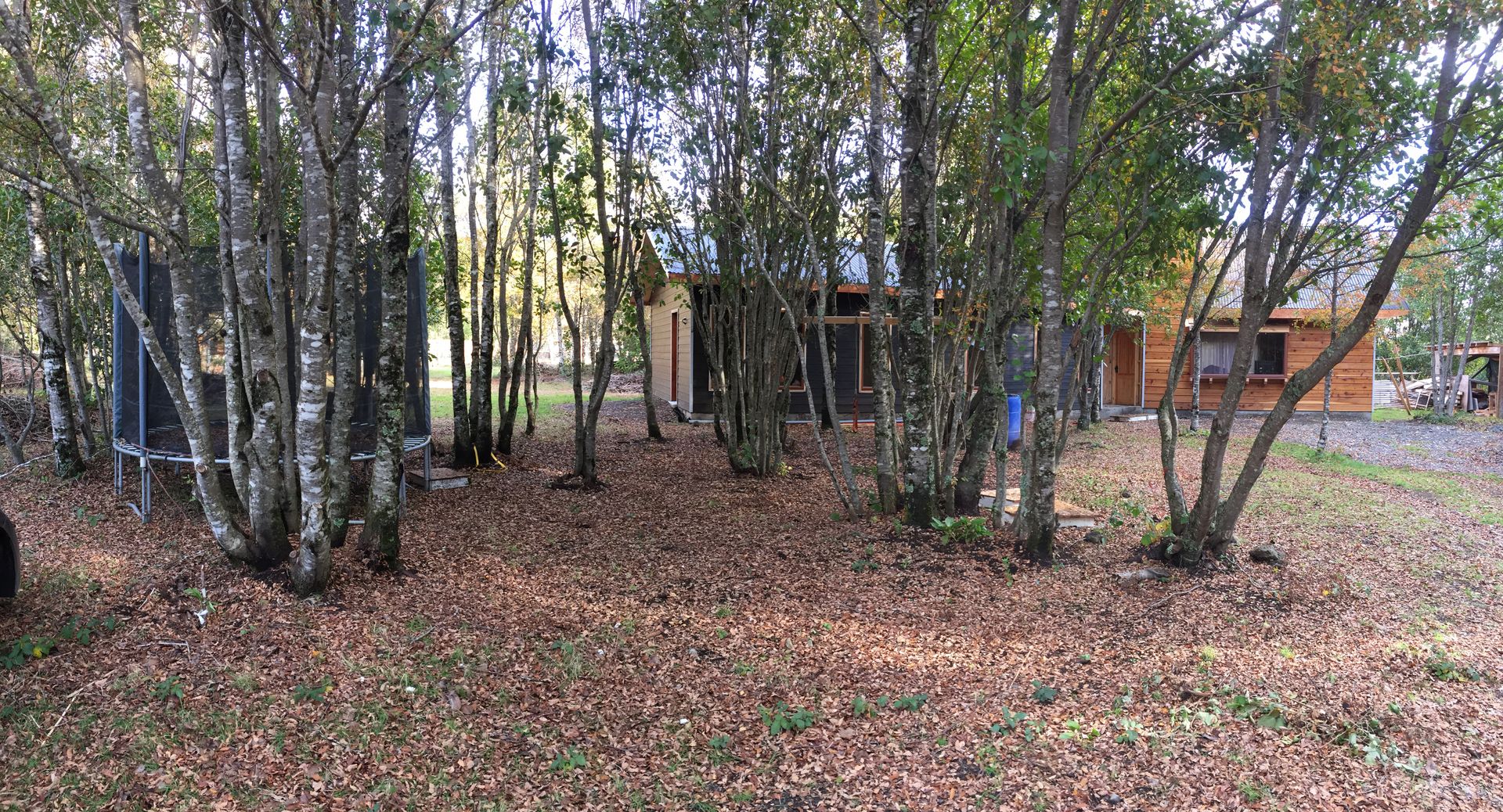 Casa vista frontal Constructora Rukalihuen Haciendas Madera Acabado en madera