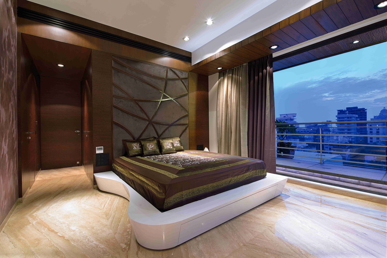 MADHUNIKETAN 10TH FLOOR, smstudio smstudio Modern style bedroom