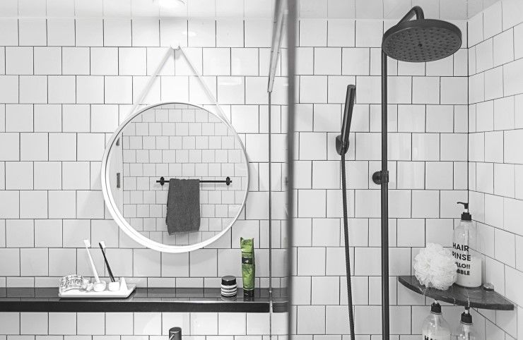 북유럽 감성을 가득 담은 20평대 주택 인테리어, husk design 허스크디자인 husk design 허스크디자인 Salle de bain scandinave