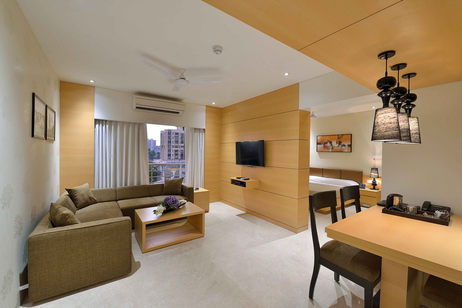 ICICI GUEST HOUSE MUMBAI, smstudio smstudio Salones de estilo moderno