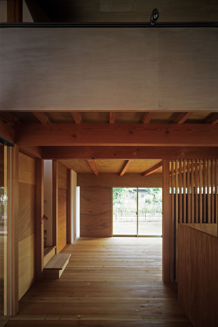 南庭の家 / House in Kobe, 杉山圭一建築設計事務所 杉山圭一建築設計事務所 Salones modernos