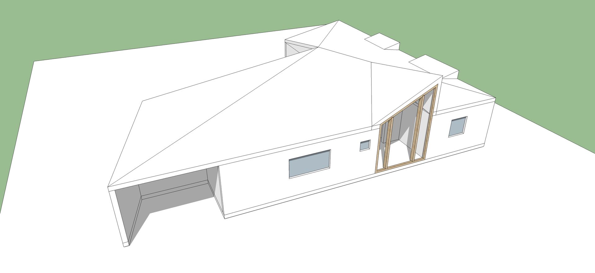 Proyecto Casa (Tipo L) 150m2, Constructora Rukalihuen Constructora Rukalihuen Wooden houses لکڑی Wood effect
